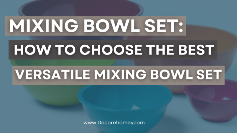 Mixing bowl set
